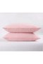 100% Cotton 2-Piece Muslin Pillowcase Set 50X70 Natural Muslin - 2