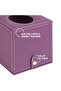 Napkin Holder, Boutique Tissue Box, Tissue Paper Storage Box, Vegan Leather, 13*13*13 Cm. Lila - 4