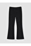 Black Girls' Ribbed Spanish Leggings 2-Piece Set - 5