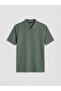 Green Polo Neck Men's T-Shirt - 8