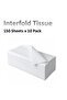 Interfold Tissue Hand Towel -1 Ply - 10 Packs x 150 Sheets