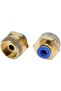 3/8 PT Thread 10mm Tube Pneumatic Straight Quick Fitting Connector - Pack of 24 - 4
