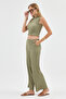 Poplin Regular Fit Elestane Top and Bottom Set # 25211 - 6