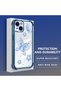 iPhone 14 Compatible Transparent Back Panel Four-Corner Reinforced Impact Protection Glossy Edge Silicone Case - 3