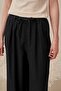 Black-Beli Elastic Denim Trousers - 4