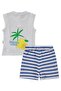 Fresh Lemon Printed 6-18 Month Set - Blue - 3