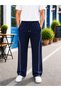Men's Combed Cotton Front Bib Comfortable Cut Baggy Sweatpants
