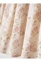 Square Neck Ruffle Floral Patterned Girl's Dress - 4