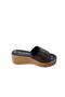 Women's Wedge Heel Stone-Embellished Soft Inner Lined Slippers - 4