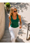 Women's Camisole Ribbed Slim Fit Athlete U-Neck Flexible Daily Basic Ribbed Athlete - 7