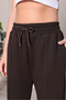 Siena Women's High Waist Elastic Ankle Length Relaxed Cut Casual Trousers - 3
