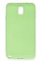 Compatible Case for Samsung Galaxy Note 3 / N9000 Soft Colorful Flexible Premium Rubber Silicone - Green