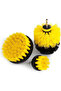 3-Piece Drill Bit Bathroom Bathtub Shower Cabin Car Wheel Seat Washing Cleaning Brush Set