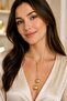 Figured Anti-Tarnish Steel Adjustable Chain Luxury Necklace