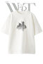 Pixel City Design Printed Unisex White Oversize T-Shirt
