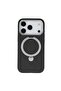 iPhone 17 Pro Max Better Enjoyment Stand Compatible Case Premium Leather with MagSafe Ring Stand Matte Cover Supports Wireless Charging - 3