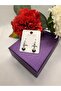 Xuping Ring-Tip Hanging Heart Model Steel Earrings - 3