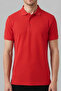 Men's Slim Fit 100% Cotton Pique Polo Collar T-Shirt Basic Short Sleeve Casual T-Shirt - 2