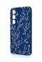 Samsung S25 Compatible Thin Leaf Branch Pattern Silicone Case - 4