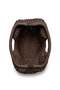 Elit Btn01 Women's Knitted Handbag Brown - 4