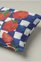 Red Tomato Patterned Throw Pillow Cover on Checkered Background 124 – Tomato Checker Design 45X45 cm - 3
