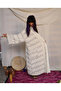 Duman 6 Layer Muslin Bohemia Kaftan / Gray - 2