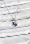 316L Steel Chain Silver Color Night Model Zircon Stone Women's Necklace