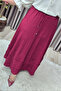 Women's Clothing Plus Size Seersucker Layered Flared Skirt - 4