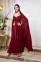 Maroon Women's Dress – ELM D 425 - 4