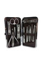 12 Pieces Manicure Pedicure Set Special Leather Bag Hand Foot Care Acne and Removal - 4