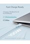 كابل شحن سريع Powerline III Flow من USB-C إلى USB-C بقوة 100 واط، بطول 3 أقدام، لأجهزة MacBook Pro 2020، وiPad Pro 2020، وiPad Air، وiPad Mini 6، وPixel، وSwitch - أزرق - 6