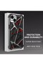 iPhone 14 Compatible Transparent Back Panel Four-Corner Reinforced Impact Protection Glossy Edge Silicone Case - 3