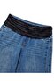 Contrast Satin Belted Trousers - 4