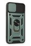 Aconcept iPhone 11 Pro Case Pars Silicone with Lens Ring (210905) - Green - 2