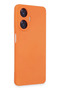 Aconcept Realme C55 Case Nano Inside Velvet Silicone (231829) - Orange - 4