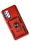 Aconcept Galaxy A52 Case Pars Silicone with Lens Ring (233248) - Red - 3