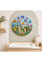 Forest Rabbit and Hedgehog Children's Room Wall Clock Silent Wooden Clock 34.5 cm - 7