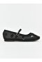 Lcw Steps Black Mesh Detailed Girls' Ballerinas - 2