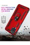 Aconcept Galaxy A22 Case Sofia Ring Silicone Cover (82800) - Red - 7