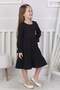 Girl's Long Sleeve Dress with Ruffle Sleeves and Ruffle Detailed Cuffs Syh New Season