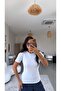 White Original Zr Buttoned Ribbed Tshirt - 2