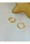 3-Piece Detailed Hoop Earrings (Steel) - 2