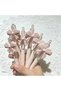 black 5pcs 5/10pcs Fresh Bow Flower Press Neutral Pen ST Head Cute Student Girl Heart Gift Pen Offic - 2