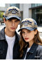Men Women Retro Street Hat Double Color Block Design Adjustable Distressed Festival & Daily Hat - 4