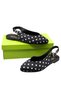 Female Ballerina. Black Jue Polka Dot Casual Ballet Flats - 2