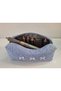 Dreamy Blue Quilted Organizer Bag with Bow, Suitable for Dy.Son and All Other Hair Styling Tools Tb043