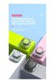 True Wireless Bluetooth Earbuds Purple – Noise Cancelling TWS Earbuds with LED Display, Built-in Microphone & Sweat Proof Design Compatible with All Smartphones - 6