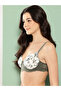 Olive Printed Lightly Padded Non Wired T-Shirt Bra - 2