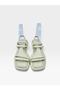 Elastic Comfortable Genuine Leather Women's Sandals - 2 cm - 3