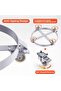 55 gal Drum Dolly,Heavy Duty 1000 LBS Load Capacity, Barrel Dolly Cart Drum Caddy, Non Tipping Hand Truck Dollies with Steel Frame 4 Swivel Casters Wheel, for Warehouse Drum Handling (2 pcs) - 7